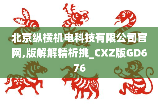 北京纵横机电科技有限公司官网,版解解精析挑_CXZ版GD676