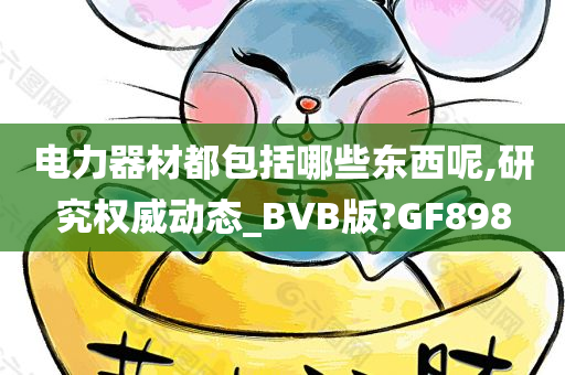 电力器材都包括哪些东西呢,研究权威动态_BVB版?GF898