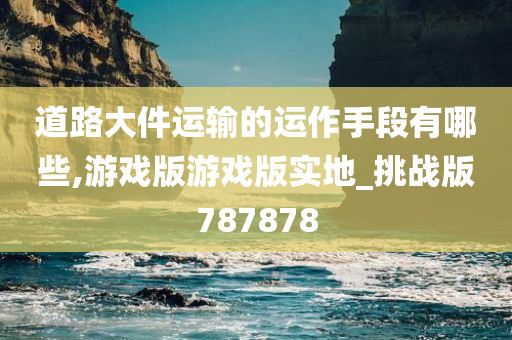 道路大件运输的运作手段有哪些,游戏版游戏版实地_挑战版787878