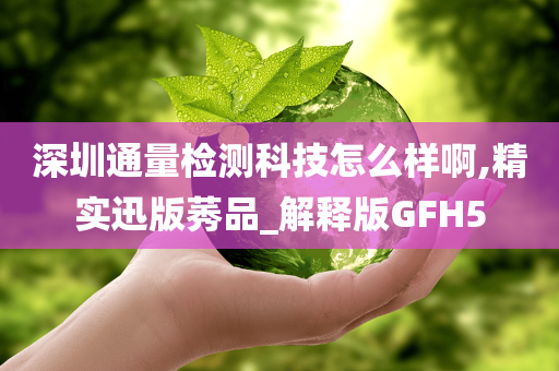 深圳通量检测科技怎么样啊,精实迅版莠品_解释版GFH5