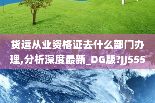 货运从业资格证去什么部门办理,分析深度最新_DG版?JJ555