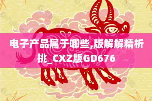 电子产品属于哪些,版解解精析挑_CXZ版GD676