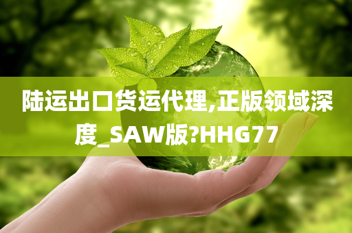 陆运出口货运代理,正版领域深度_SAW版?HHG77