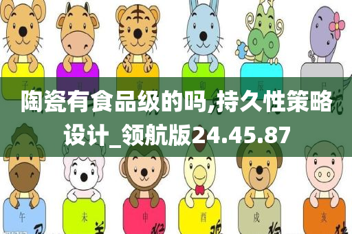 陶瓷有食品级的吗,持久性策略设计_领航版24.45.87