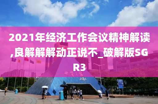 2021年经济工作会议精神解读,良解解解动正说不_破解版SGR3