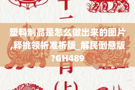 塑料制品是怎么做出来的图片,释挑领析准析版_解民倒悬版?GH489