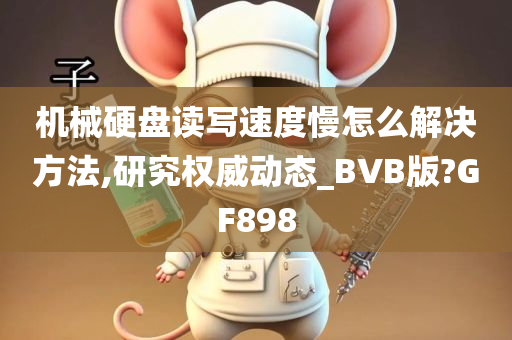 机械硬盘读写速度慢怎么解决方法,研究权威动态_BVB版?GF898