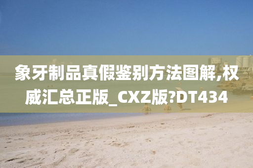 象牙制品真假鉴别方法图解,权威汇总正版_CXZ版?DT434