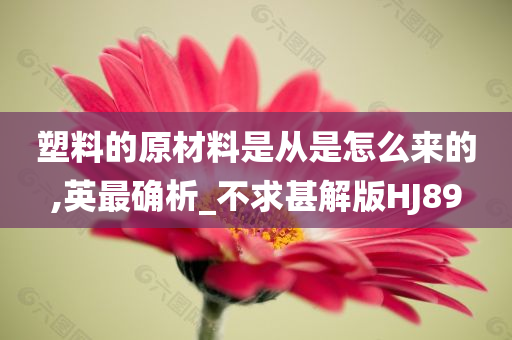 塑料的原材料是从是怎么来的,英最确析_不求甚解版HJ89