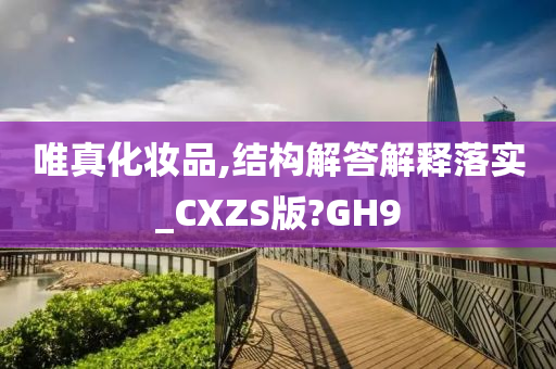 唯真化妆品,结构解答解释落实_CXZS版?GH9