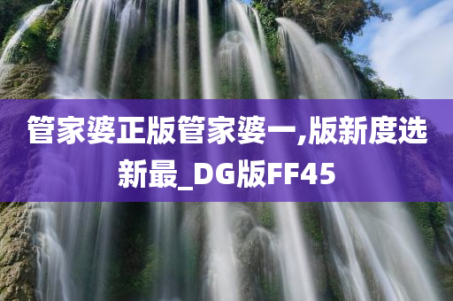 管家婆正版管家婆一,版新度选新最_DG版FF45