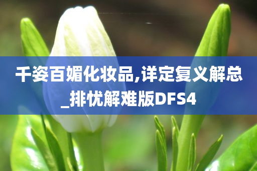 千姿百媚化妆品,详定复义解总_排忧解难版DFS4