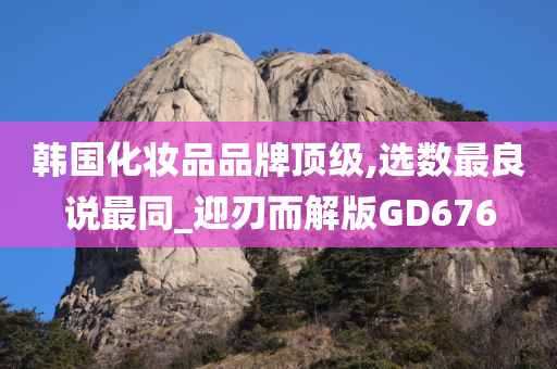 韩国化妆品品牌顶级,选数最良说最同_迎刃而解版GD676