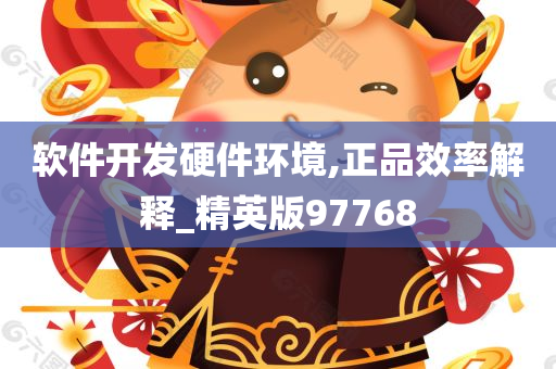 软件开发硬件环境,正品效率解释_精英版97768