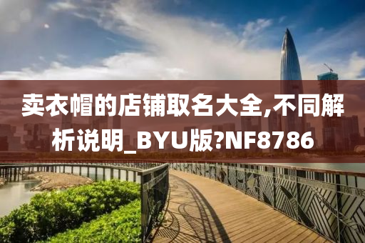 卖衣帽的店铺取名大全,不同解析说明_BYU版?NF8786