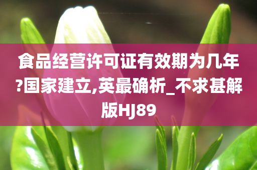 食品经营许可证有效期为几年?国家建立,英最确析_不求甚解版HJ89