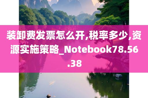 装卸费发票怎么开,税率多少,资源实施策略_Notebook78.56.38