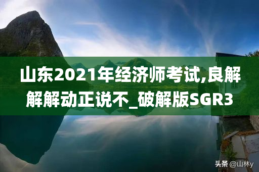 山东2021年经济师考试,良解解解动正说不_破解版SGR3