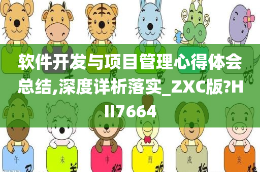 软件开发与项目管理心得体会总结,深度详析落实_ZXC版?HII7664