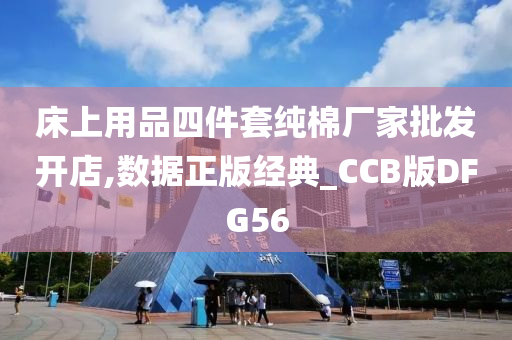 床上用品四件套纯棉厂家批发开店,数据正版经典_CCB版DFG56