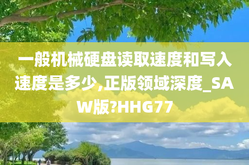 一般机械硬盘读取速度和写入速度是多少,正版领域深度_SAW版?HHG77