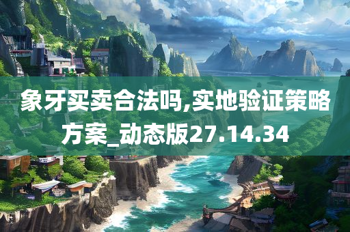 象牙买卖合法吗,实地验证策略方案_动态版27.14.34