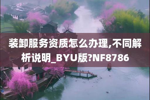 装卸服务资质怎么办理,不同解析说明_BYU版?NF8786