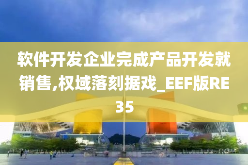 软件开发企业完成产品开发就销售,权域落刻据戏_EEF版RE35