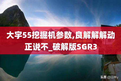 大宇55挖掘机参数,良解解解动正说不_破解版SGR3