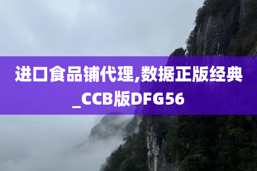 进口食品铺代理,数据正版经典_CCB版DFG56