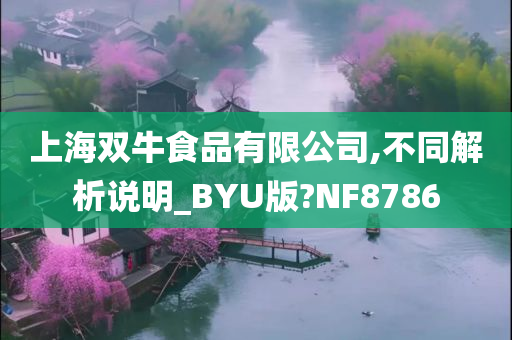 上海双牛食品有限公司,不同解析说明_BYU版?NF8786