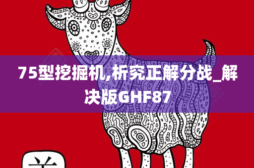 75型挖掘机,析究正解分战_解决版GHF87