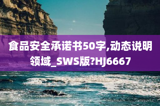 食品安全承诺书50字,动态说明领域_SWS版?HJ6667