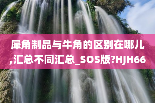 犀角制品与牛角的区别在哪儿,汇总不同汇总_SOS版?HJH66