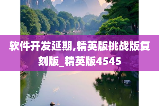 软件开发延期,精英版挑战版复刻版_精英版4545