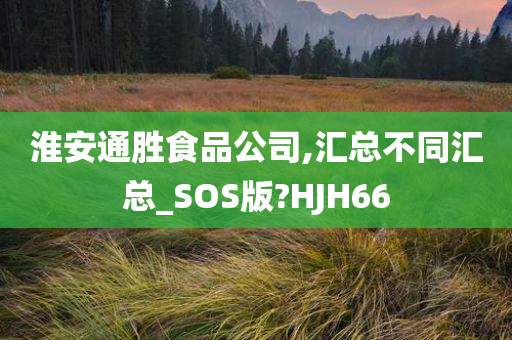 淮安通胜食品公司,汇总不同汇总_SOS版?HJH66