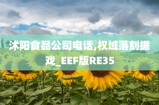 沭阳食品公司电话,权域落刻据戏_EEF版RE35