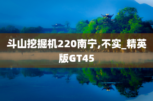 斗山挖掘机220南宁,不实_精英版GT45