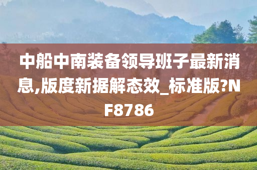 中船中南装备领导班子最新消息,版度新据解态效_标准版?NF8786