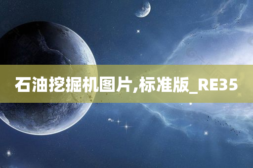 石油挖掘机图片,标准版_RE35