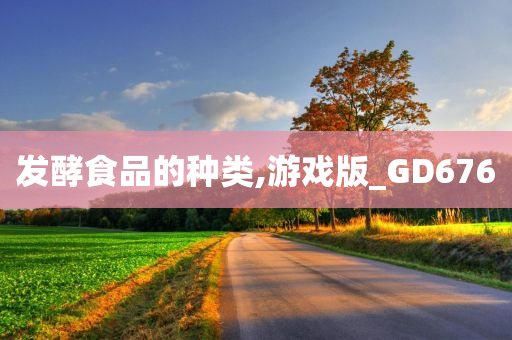 发酵食品的种类,游戏版_GD676