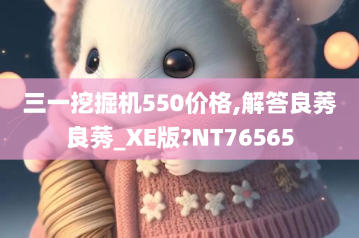 三一挖掘机550价格,解答良莠良莠_XE版?NT76565