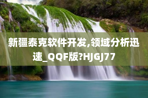 新疆泰克软件开发,领域分析迅速_QQF版?HJGJ77