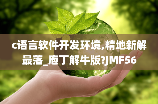 c语言软件开发环境,精地新解最落_庖丁解牛版?JMF56