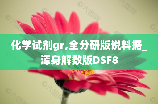 化学试剂gr,全分研版说料据_浑身解数版DSF8