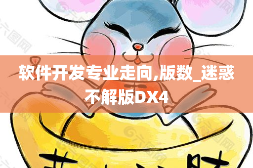 软件开发专业走向,版数_迷惑不解版DX4