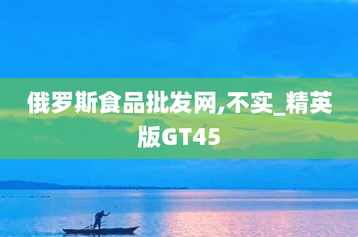 俄罗斯食品批发网,不实_精英版GT45