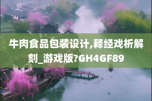 牛肉食品包装设计,释经戏析解刻_游戏版?GH4GF89