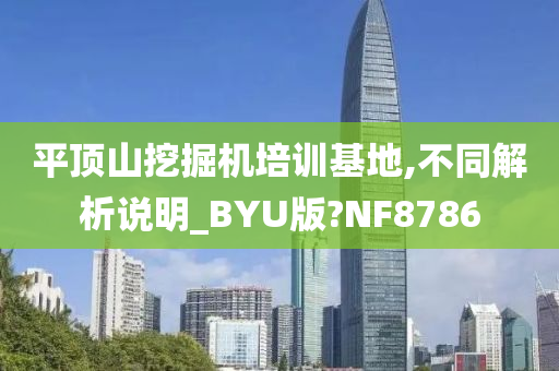 平顶山挖掘机培训基地,不同解析说明_BYU版?NF8786