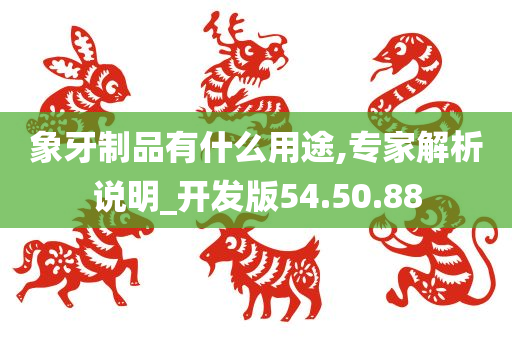 象牙制品有什么用途,专家解析说明_开发版54.50.88